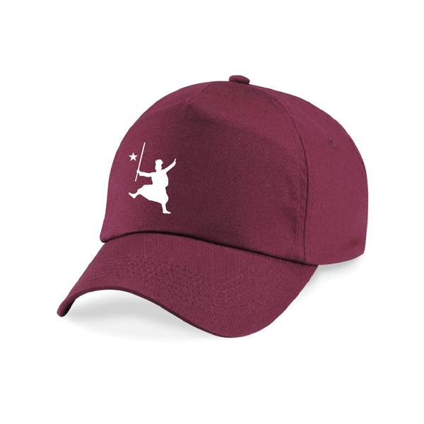 Punjabi Villans Neet - 5 Panel Cap - Burgundy