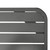  Patio Table Dark Gray 70.9"x32.7"x28.3" Steel A949-46632