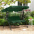3 Seat Outdoor Patio Canopy Swing with Cushioned Steel Frame-Dark Green - Color: Dark Green D681-NP13764LS