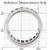0W128 - Rhodium Brass Ring with AAA Grade CZ  in Amethyst A874-0W128