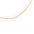 Solid 10K Yellow Gold 0.5mm Slim and Dainty Unisex 18" Rope Chain Necklace N162-017054C5RC
