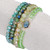 Color: JADE GREEN - Arm Candy Natural Stone And Glass Crystal Bracelets K290-14212341202979
