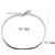 3W1409 - Rhodium Brass Bangle with No Stone A874-3W1409