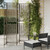 Room Divider 5 Panels Gray Poly Rattan A949-365398