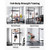 Folding Power Cage, Wall-Mounted Power Rack Squat Rack, Multifunctional Strength Training Workout E E415-BGSSDJKZD000GAF2E001V0