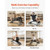 Sit Up Bench, Curved Decline Ab Bench with Reverse Crunch Handle, with 6 Adjustable Height Setting, E415-YWZBZK000000VTFUN001V0