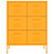  Drawer Cabinet Mustard Yellow 31.5"x13.8"x40" Steel A949-336146