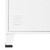  Industrial Bookshelf White 31.5"x12.6"x70.9" Steel A949-339632