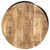  Coffee Table Black 23.6"x23.6"x15.7" Solid Rough Mango Wood A949-321935