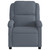 Massage Recliner Chair Dark Gray Velvet A949-371809