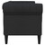 Chesterfield Sofa 2-Seater Black Fabric A949-372549