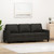  3-Seater Sofa Black 70.9" Fabric A949-359175