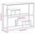  Console Table Silver Stainless Steel and Tempered Glass A949-350009