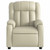  Electric Massage Recliner Chair Cream Faux Leather A949-3206244