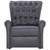  Reclining Chair Gray Faux Leather A949-282275