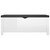  Storage Box with Cushion High Gloss White 41.3"x15.7"x17.7 A949-3279332