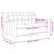  2-Seater Sofa Dark Gray 47.2" Fabric A949-359084