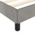  Bed Frame without Mattress Light Gray 76"x79.9" King Velvet A949-347012