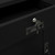  Office Cabinet Black 35.4"x15.7"x40.2" Steel A949-336411