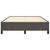  Bed Frame without Mattress Dark Gray 53.9"x74.8" Velvet A949-347355