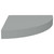  Floating Corner Shelf Gray 9.8"x9.8"x1.5" MDF A949-323901