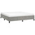  Bed Frame without Mattress Light Gray 76"x79.9" King Velvet A949-347360