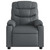  Massage Recliner Chair Grey Faux Leather A949-3206905