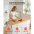 Kitchen Island Cart with Storage, 47.64 in Wide Mobile Rolling Storage Island on Swivel Wheels, wit E415-CFD2C4M10MKZNLHCS001V0