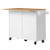 Kitchen Island Cart with Storage, 47.64 in Wide Mobile Rolling Storage Island on Swivel Wheels, wit E415-CFD2C4M10MKZNLHCS001V0