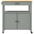  Kitchen Trolley MONZA 33.1"x15.7"x34.8" Solid Wood Pine A949-376107