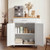 Kitchen Island Cart with Storage, 31.3 in Wide Mobile Rolling Storage Island on Swivel Wheels, with E415-CFD1C2M066MB5UKZQ001V0