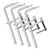 Bar Clamps for Woodworking, 4-Pack, 12" Opening, 4.72 in Throat Depth, 1200 lbs Load Limit, Sturdy  E415-FJDDX4JT12INIIZTV001V0