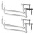 Bar Clamps for Woodworking, 4-Pack, 12" Opening, 4.72 in Throat Depth, 1200 lbs Load Limit, Sturdy  E415-FJDDX4JT12INIIZTV001V0