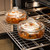 Set of 2 - 1-Quart Glass Dutch Oven Casserole Bakeware Baking Dishes with Lids Q280-GCRBL4859569731