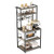 Kitchen Bakers Rack, 23.6 inch Width Bakers Rack, Kitchen Stand with X-Shaped Support Bar, 12 S-Sha E415-LSHBJ236INCH04G6M001V0