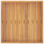  Serving Tray 19.7"x19.7" Solid Wood Teak A949-315457