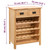  Wine Cabinet 28.3"x12.5"x35.4" Solid Oak Wood A949-247043