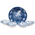 5-Piece Starfish Sea Shells Octopus Beach Dinner Bowl Set in Blue and White Q280-ODPSMB3882142563
