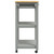  Kitchen Trolley MONZA 33.1"x15.7"x34.8" Solid Wood Pine A949-376101