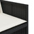  5 Piece Patio Dining Set with Cushions Black Poly Rattan A949-3277670