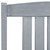  Patio Chairs with Cushions 4 pcs Gray Solid Acacia Wood A949-3061254