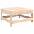  Patio Footstool with Cushion Solid Wood Pine A949-825555