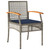  7 Piece Patio Dining Set with Cushions Gray Poly Rattan A949-3213642