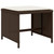  9 Piece Patio Dining Set with Cushions Brown Poly Rattan A949-3277904