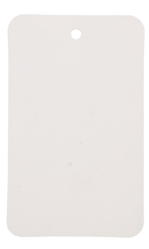 Large Unstrung White Non-Perforated Blank Price Tagszoom