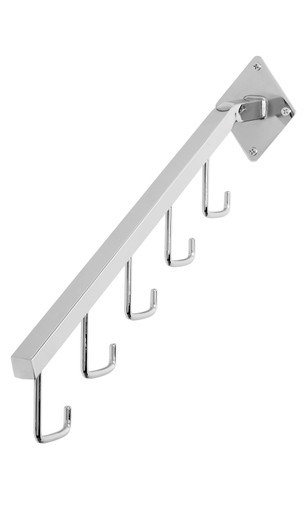 18 inch Chrome J-Hook Waterfall Wall Mountzoom