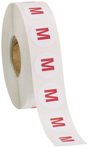 Self-Adhesive Size Labels  -Size Mzoom