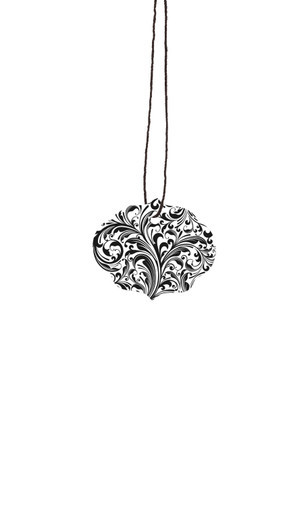 Small Strung Ornate Oval Elegant Tagszoom