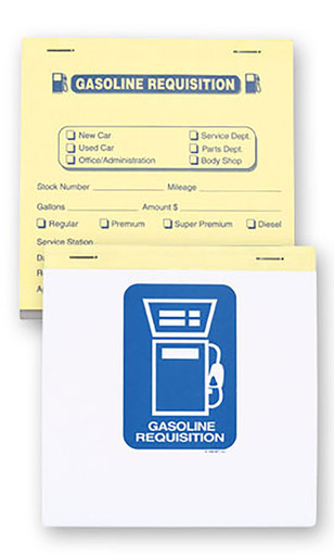3-Part Gasoline Requisition Bookzoom