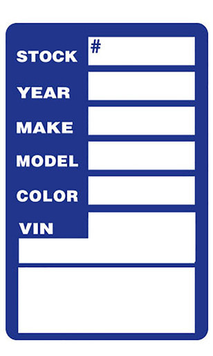 Blue Window Stock Stickerszoom